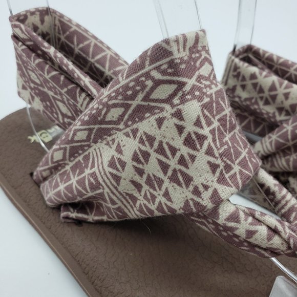 NWOT Sanuk Yoga Sling Ojai Folk 1094465 US 7 - Picture 2 of 8